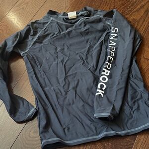 Snapper Rock Charcoal Long Sleeve Rash Guard